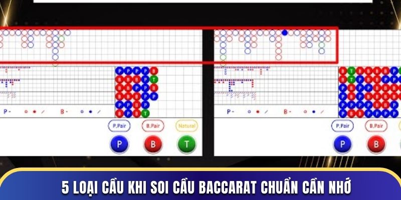 5 loại cầu khi soi cầu baccarat chuẩn cần nhớ