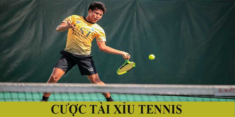 Cược tài xỉu tennis đòi hỏi người chơi phải dự đoán tổng số ván đấu