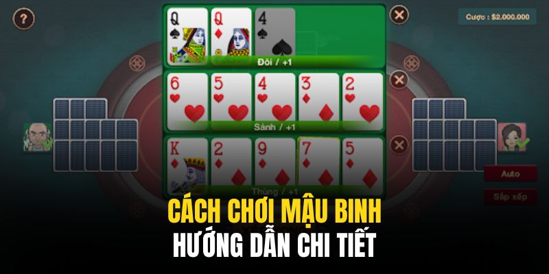 Cách chơi Mậu Binh được thể hiện chi tiết qua các nội dung trên